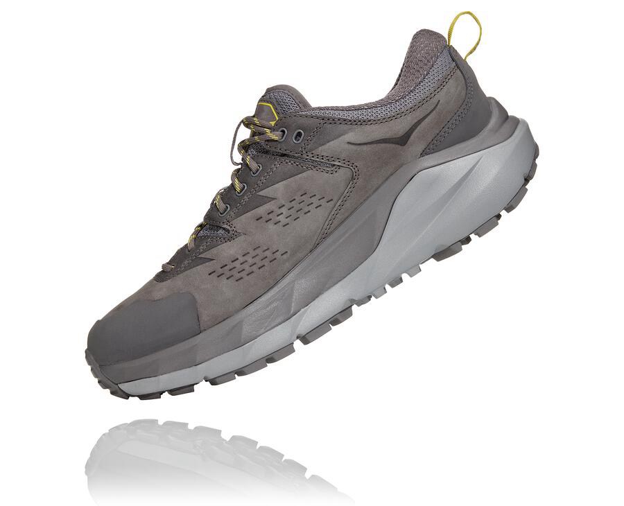 Hoka One One Kaha Låga Gore-Tex Trailskor Herr - Grå - SNVFX-5134